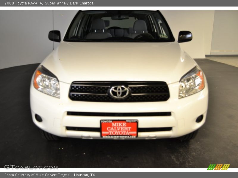Super White / Dark Charcoal 2008 Toyota RAV4 I4
