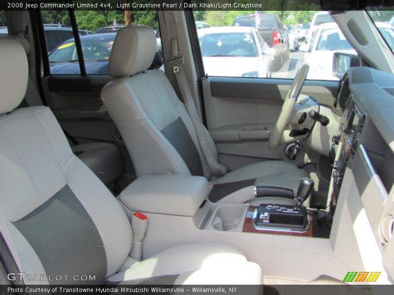 Light Graystone Pearl / Dark Khaki/Light Graystone 2008 Jeep Commander Limited 4x4