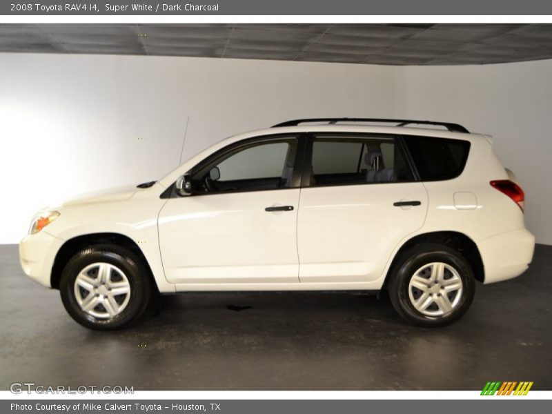 Super White / Dark Charcoal 2008 Toyota RAV4 I4