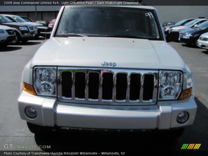 Light Graystone Pearl / Dark Khaki/Light Graystone 2008 Jeep Commander Limited 4x4