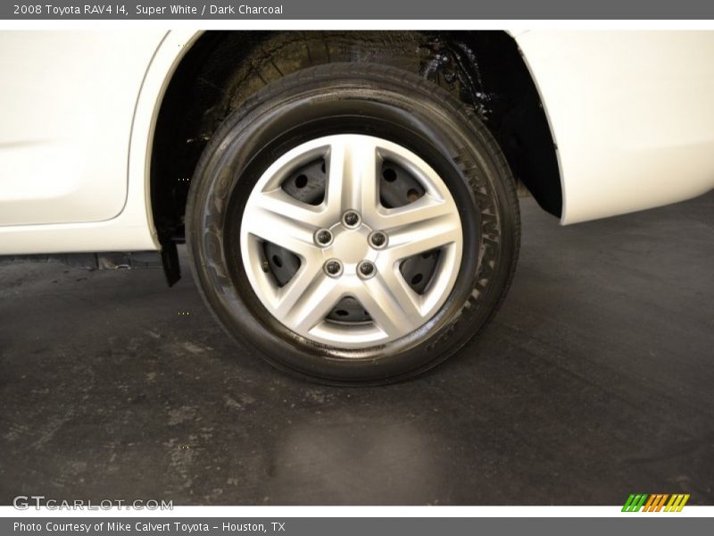 Super White / Dark Charcoal 2008 Toyota RAV4 I4