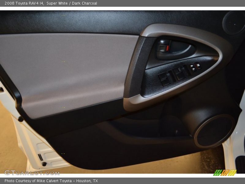 Super White / Dark Charcoal 2008 Toyota RAV4 I4
