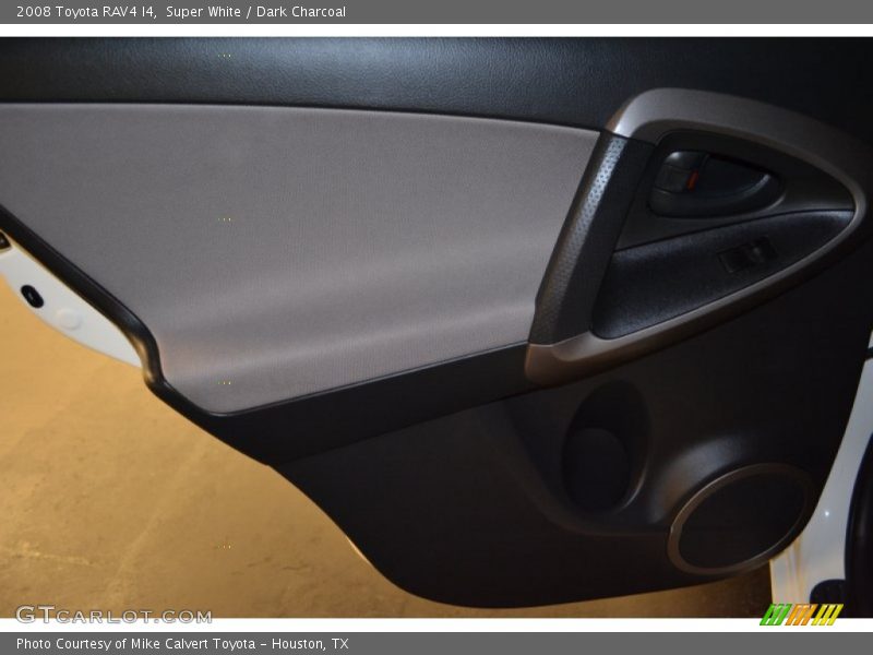 Super White / Dark Charcoal 2008 Toyota RAV4 I4