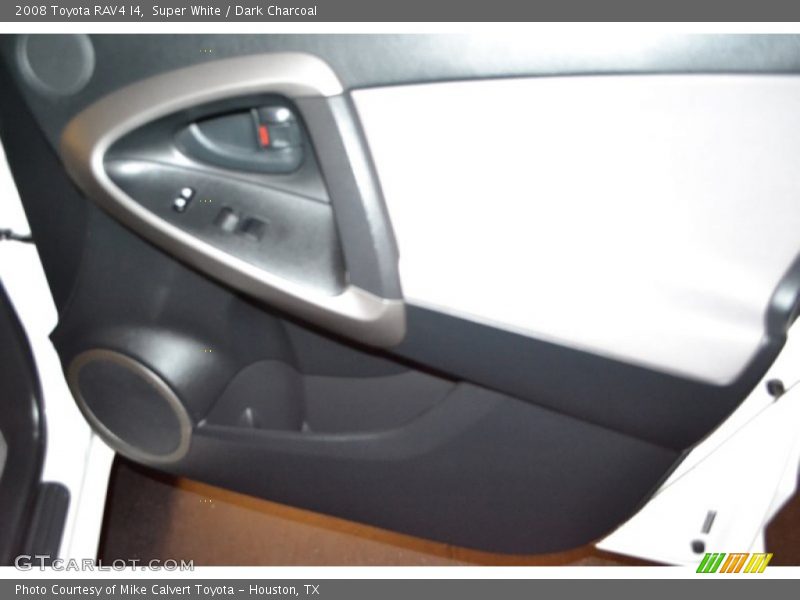 Super White / Dark Charcoal 2008 Toyota RAV4 I4