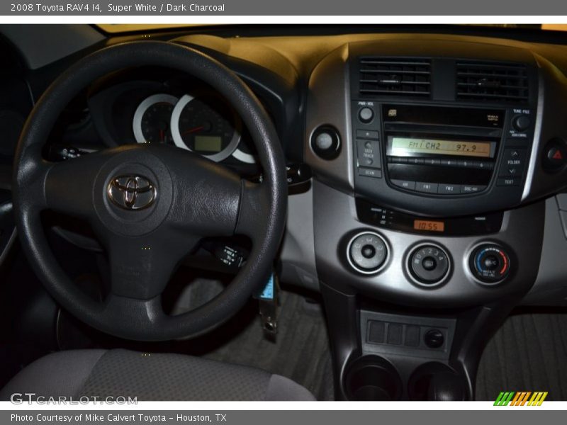 Super White / Dark Charcoal 2008 Toyota RAV4 I4