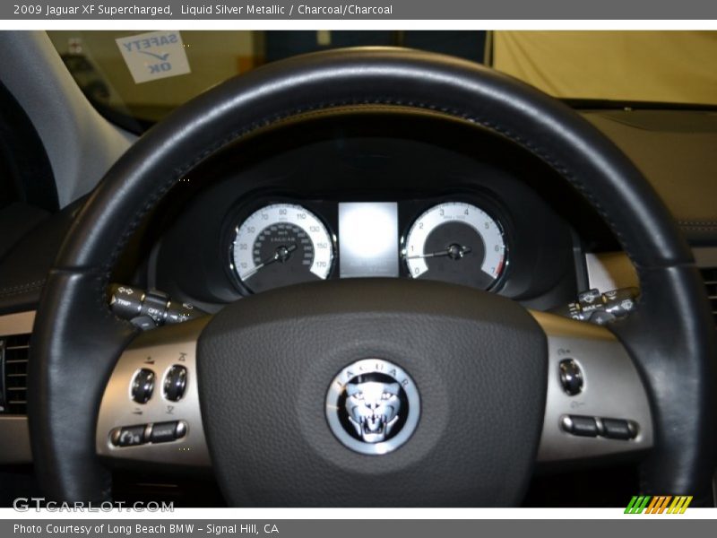 Liquid Silver Metallic / Charcoal/Charcoal 2009 Jaguar XF Supercharged