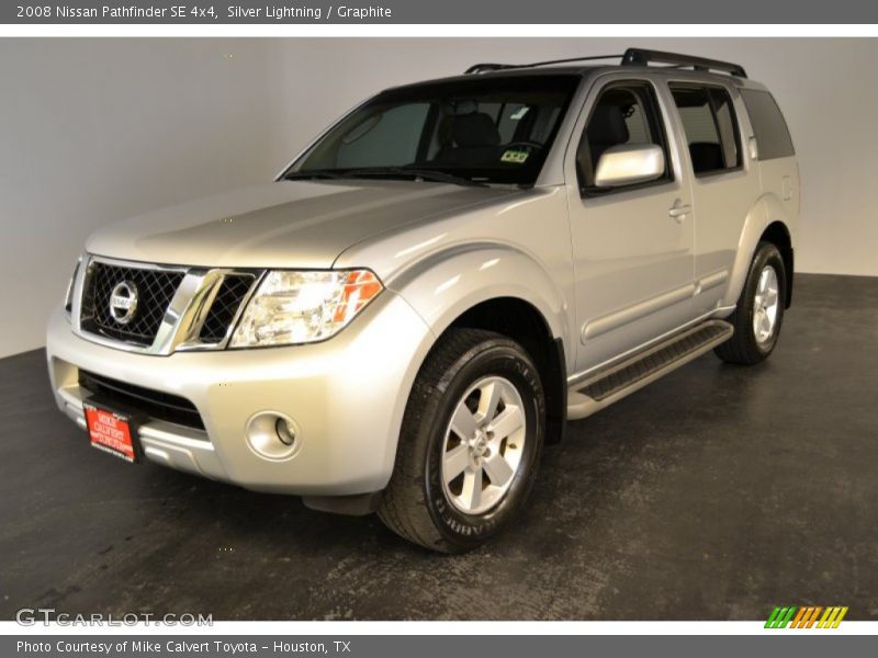 Silver Lightning / Graphite 2008 Nissan Pathfinder SE 4x4