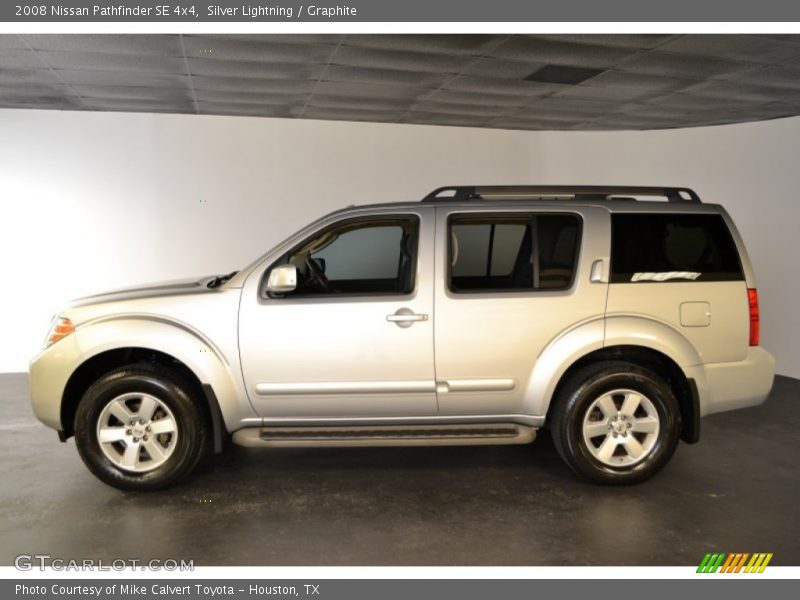 Silver Lightning / Graphite 2008 Nissan Pathfinder SE 4x4