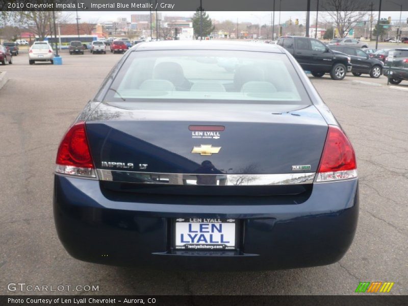 Imperial Blue Metallic / Gray 2010 Chevrolet Impala LT