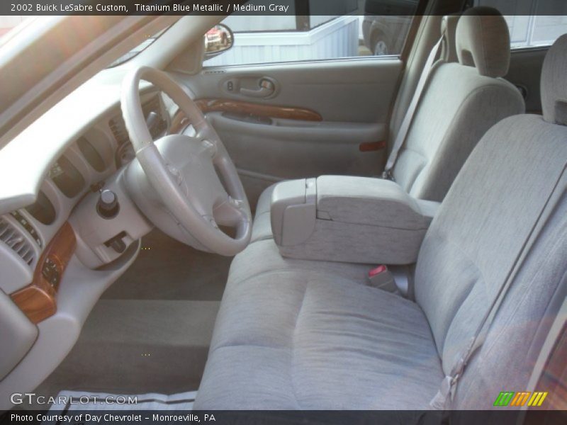 Titanium Blue Metallic / Medium Gray 2002 Buick LeSabre Custom