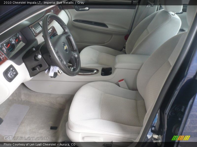 Imperial Blue Metallic / Gray 2010 Chevrolet Impala LT