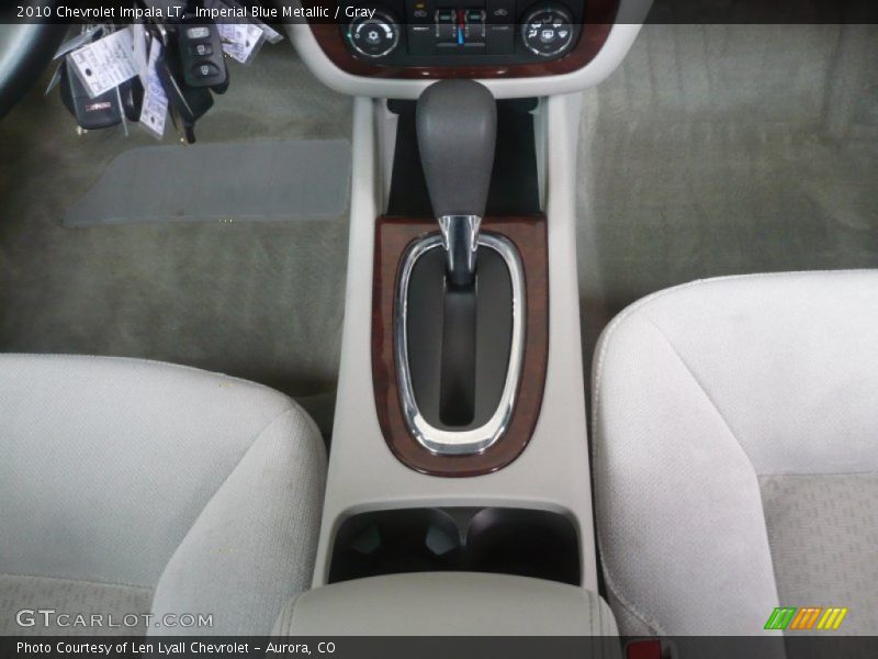 Imperial Blue Metallic / Gray 2010 Chevrolet Impala LT