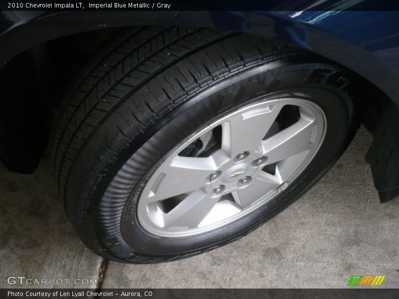 Imperial Blue Metallic / Gray 2010 Chevrolet Impala LT