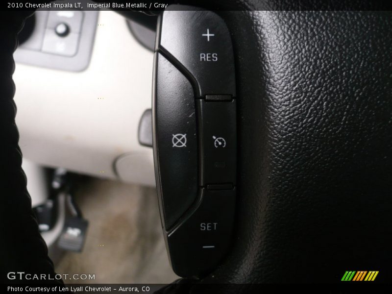 Imperial Blue Metallic / Gray 2010 Chevrolet Impala LT