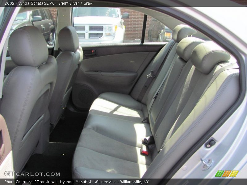 Bright Silver / Gray 2009 Hyundai Sonata SE V6