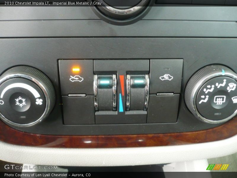 Imperial Blue Metallic / Gray 2010 Chevrolet Impala LT