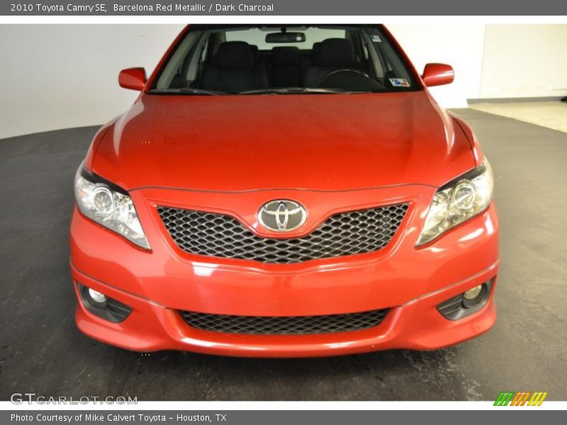 Barcelona Red Metallic / Dark Charcoal 2010 Toyota Camry SE