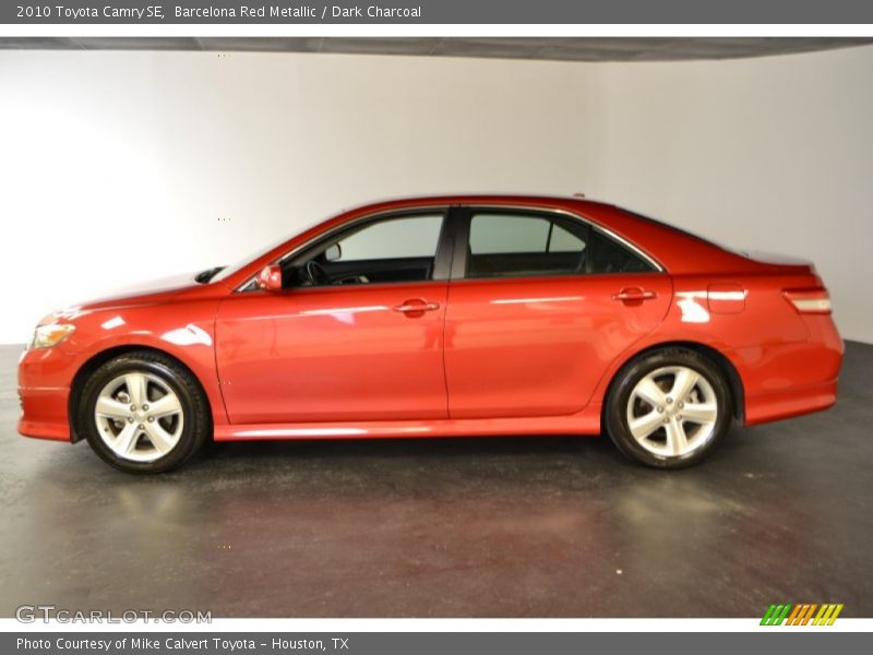 Barcelona Red Metallic / Dark Charcoal 2010 Toyota Camry SE