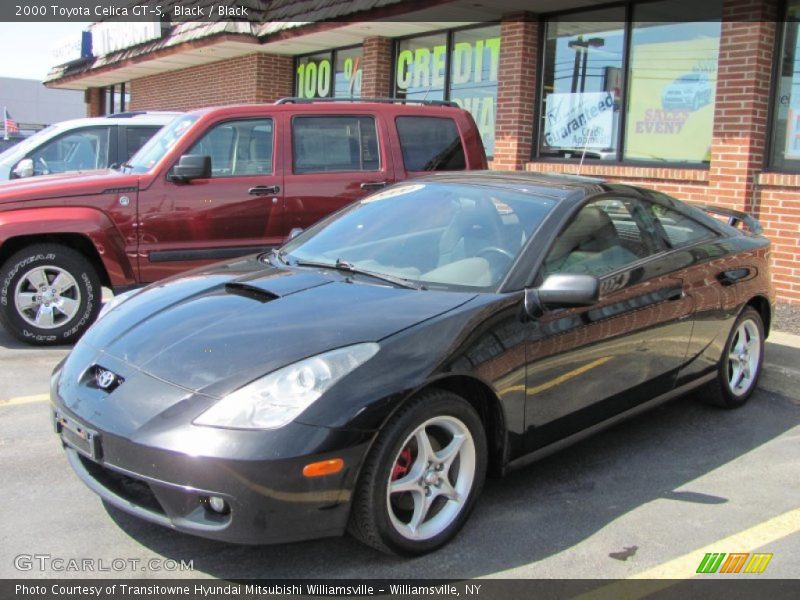 Black / Black 2000 Toyota Celica GT-S