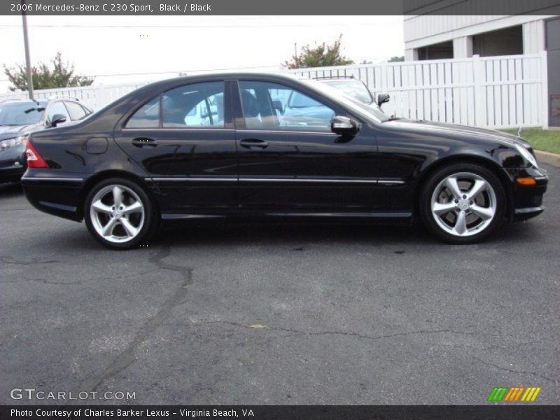 Black / Black 2006 Mercedes-Benz C 230 Sport
