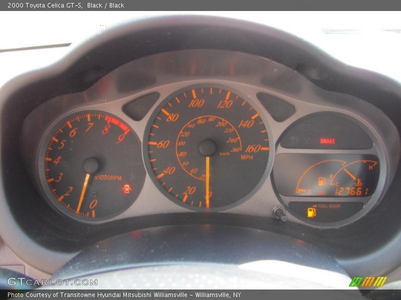 Black / Black 2000 Toyota Celica GT-S