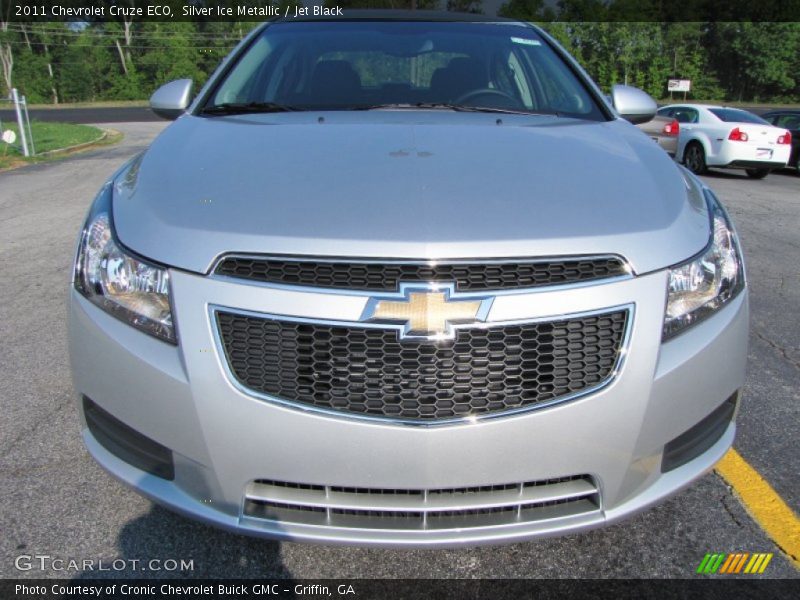 Silver Ice Metallic / Jet Black 2011 Chevrolet Cruze ECO