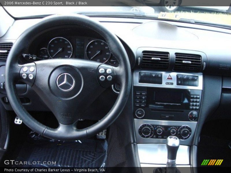 Black / Black 2006 Mercedes-Benz C 230 Sport