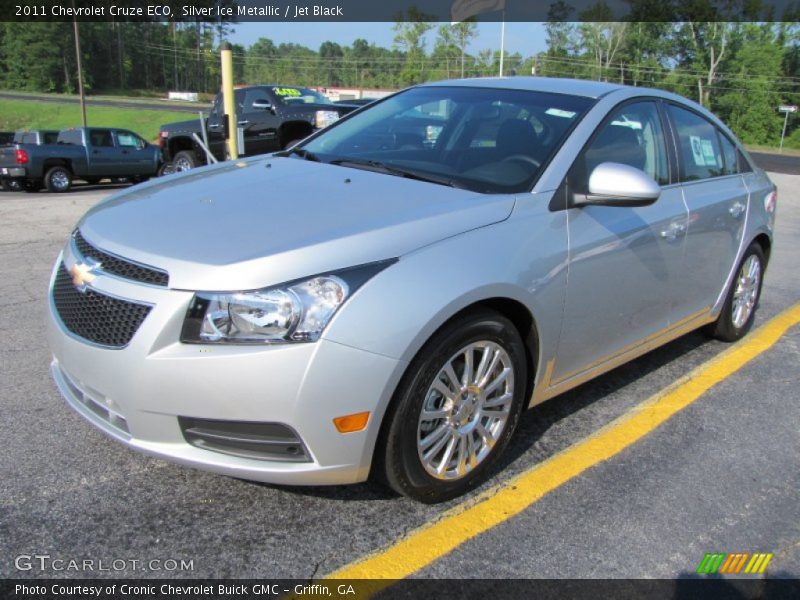 Silver Ice Metallic / Jet Black 2011 Chevrolet Cruze ECO