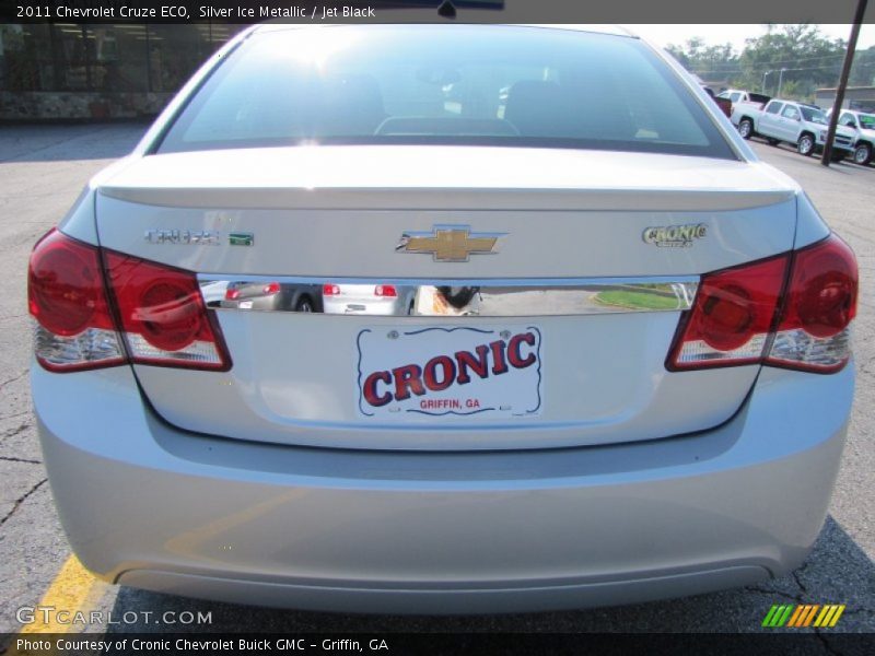 Silver Ice Metallic / Jet Black 2011 Chevrolet Cruze ECO