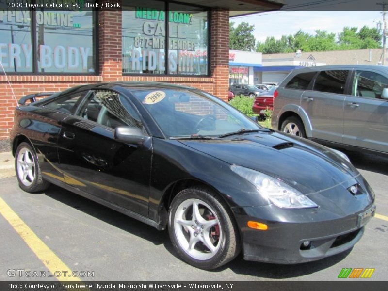 Black / Black 2000 Toyota Celica GT-S