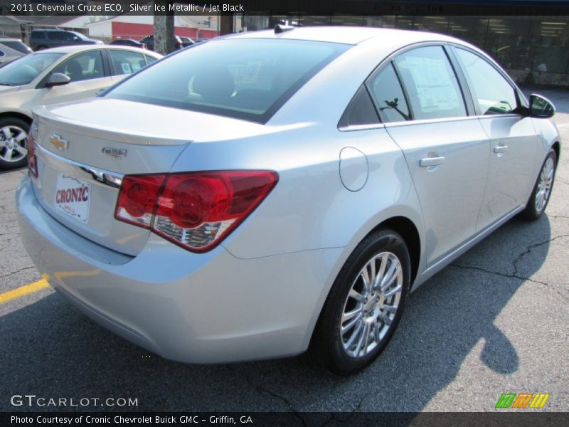 Silver Ice Metallic / Jet Black 2011 Chevrolet Cruze ECO