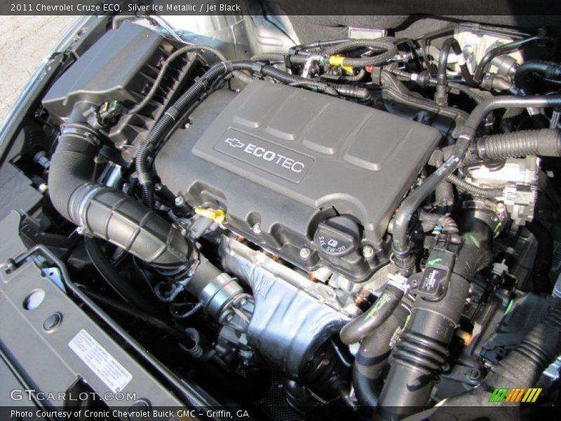 Silver Ice Metallic / Jet Black 2011 Chevrolet Cruze ECO