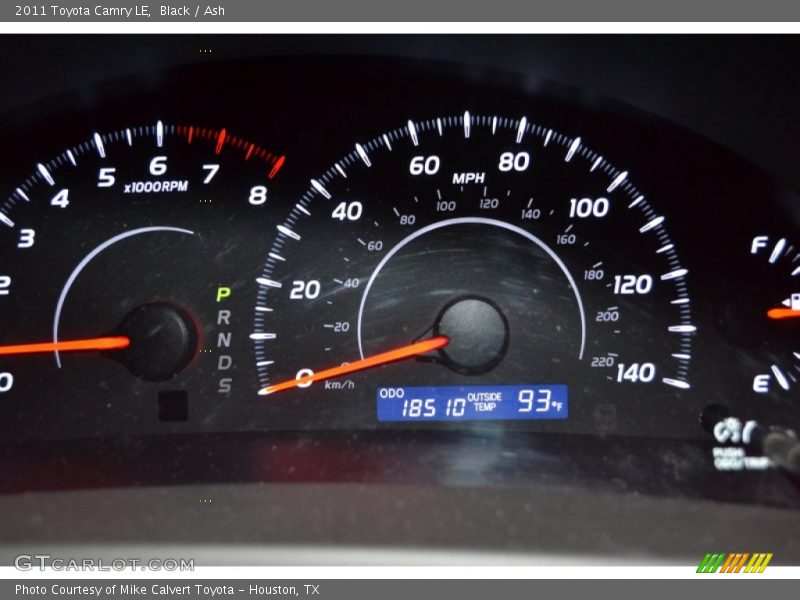 Black / Ash 2011 Toyota Camry LE