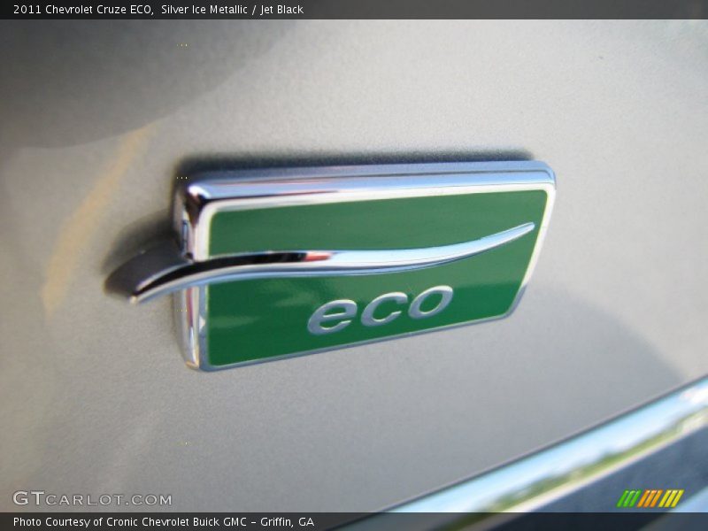 Silver Ice Metallic / Jet Black 2011 Chevrolet Cruze ECO