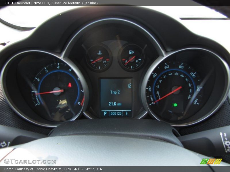 Silver Ice Metallic / Jet Black 2011 Chevrolet Cruze ECO
