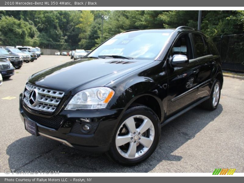 Black / Black 2010 Mercedes-Benz ML 350 4Matic