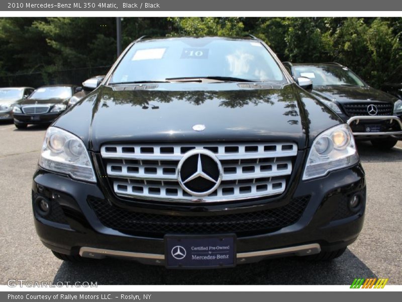 Black / Black 2010 Mercedes-Benz ML 350 4Matic