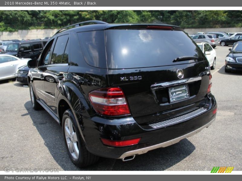 Black / Black 2010 Mercedes-Benz ML 350 4Matic