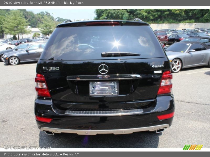 Black / Black 2010 Mercedes-Benz ML 350 4Matic