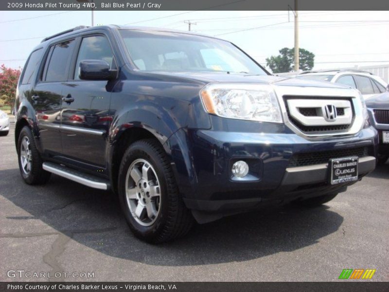 Bali Blue Pearl / Gray 2009 Honda Pilot Touring 4WD