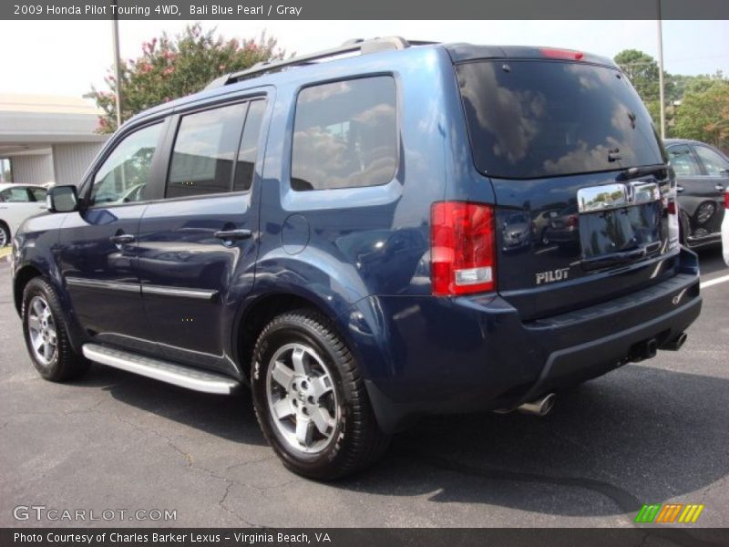 Bali Blue Pearl / Gray 2009 Honda Pilot Touring 4WD