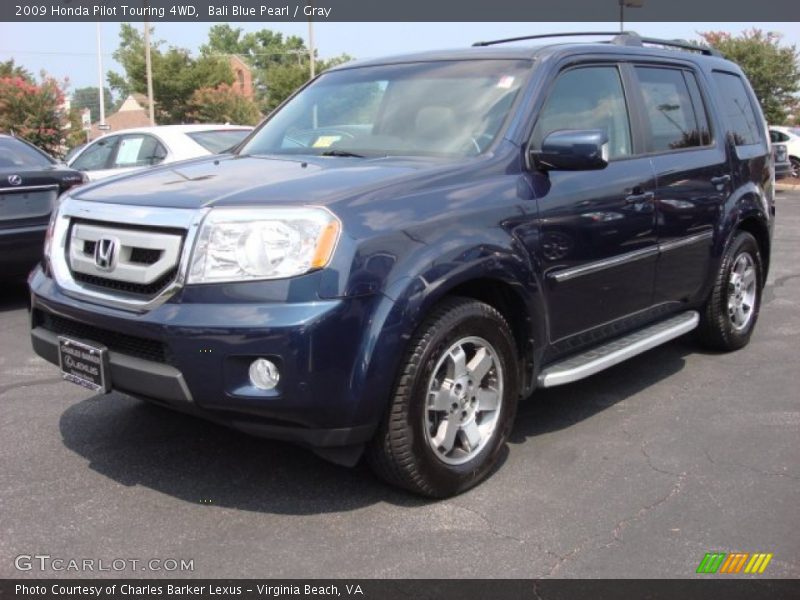 Bali Blue Pearl / Gray 2009 Honda Pilot Touring 4WD