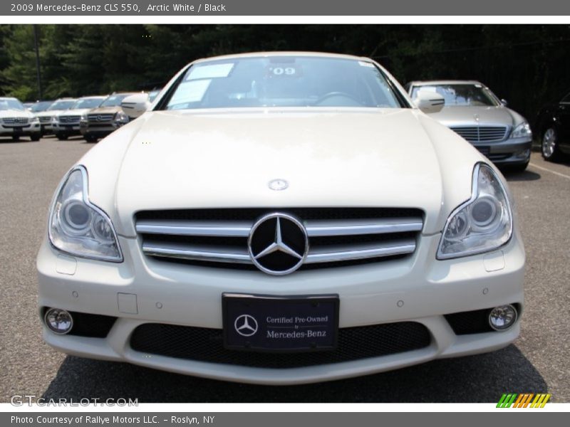 Arctic White / Black 2009 Mercedes-Benz CLS 550