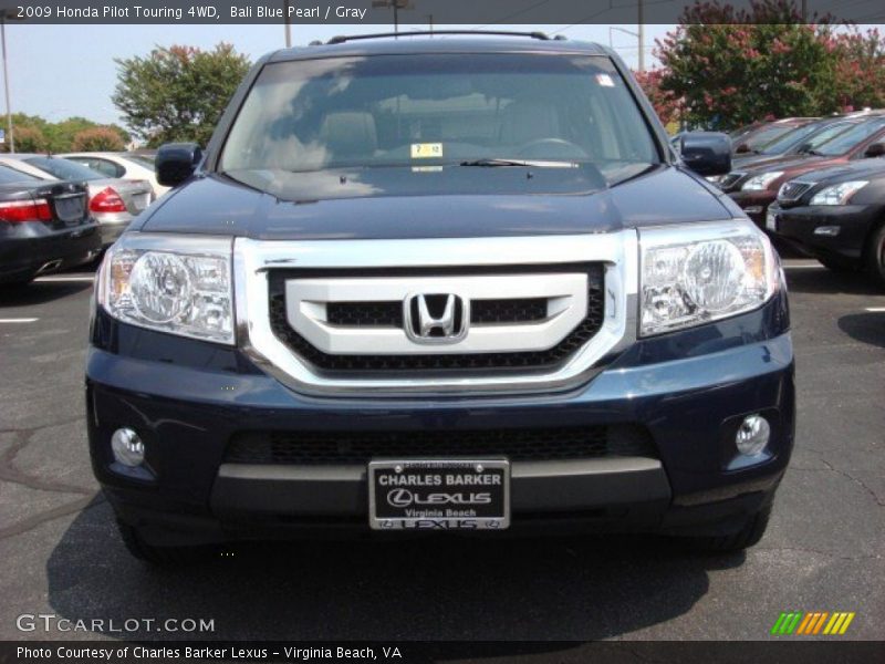Bali Blue Pearl / Gray 2009 Honda Pilot Touring 4WD
