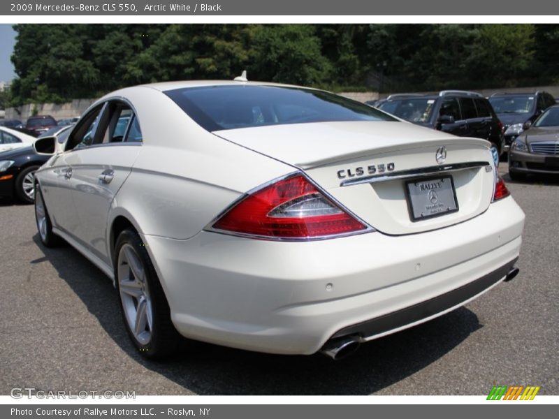 Arctic White / Black 2009 Mercedes-Benz CLS 550