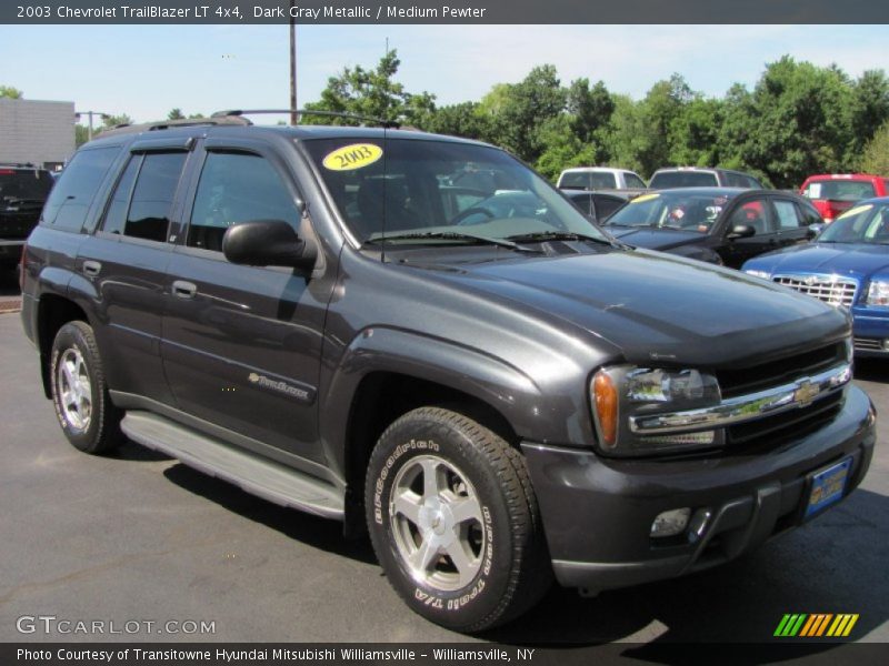 Dark Gray Metallic / Medium Pewter 2003 Chevrolet TrailBlazer LT 4x4