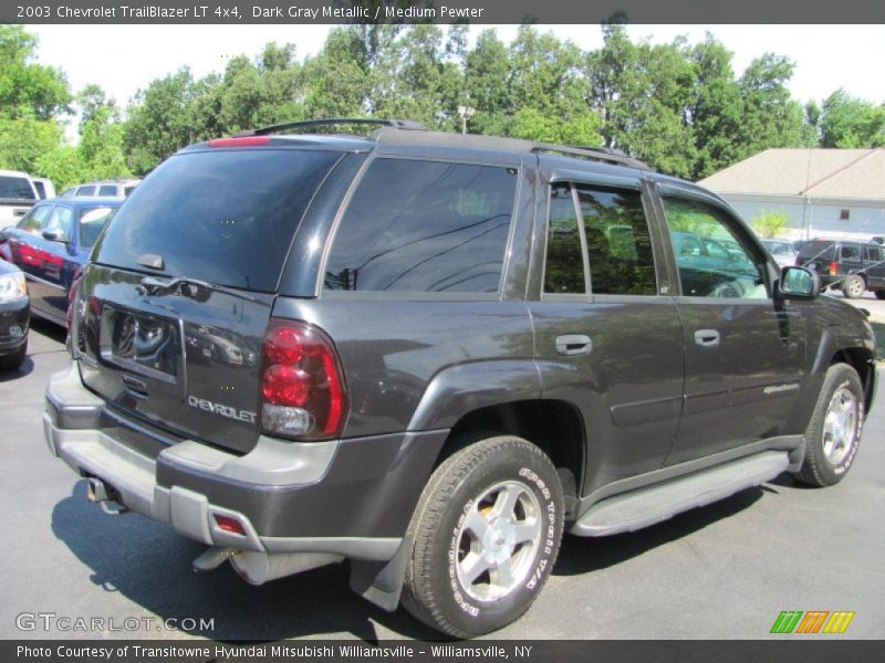 Dark Gray Metallic / Medium Pewter 2003 Chevrolet TrailBlazer LT 4x4
