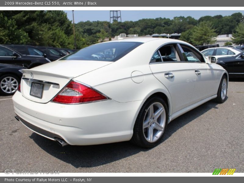 Arctic White / Black 2009 Mercedes-Benz CLS 550