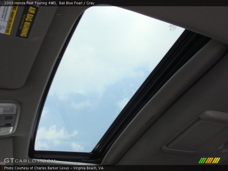 Bali Blue Pearl / Gray 2009 Honda Pilot Touring 4WD