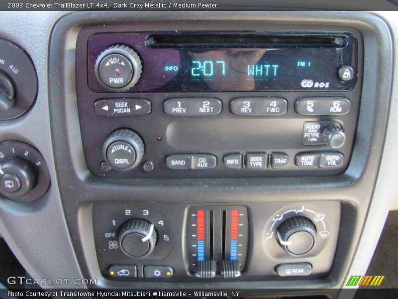 Dark Gray Metallic / Medium Pewter 2003 Chevrolet TrailBlazer LT 4x4